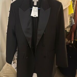 H&M Black Double-Breasted Women’s Blazer
